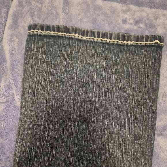 L.A. Idol Dark Blue Boot Cut Jeans with Embellished Pocket - Picture 4 of 4